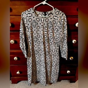 Womens 3/4 Sleeve Length Dress